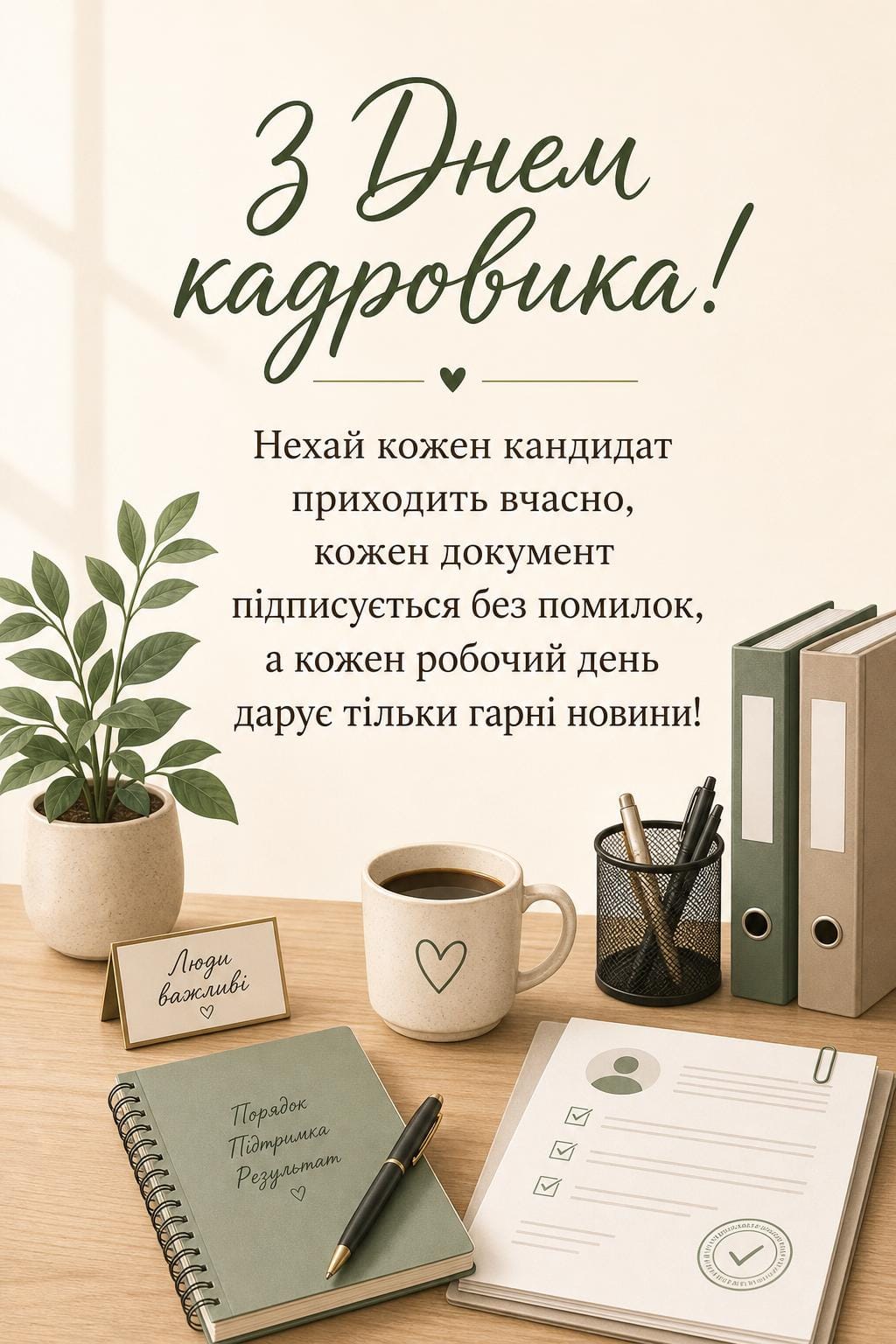 З Днем кадрового працівника