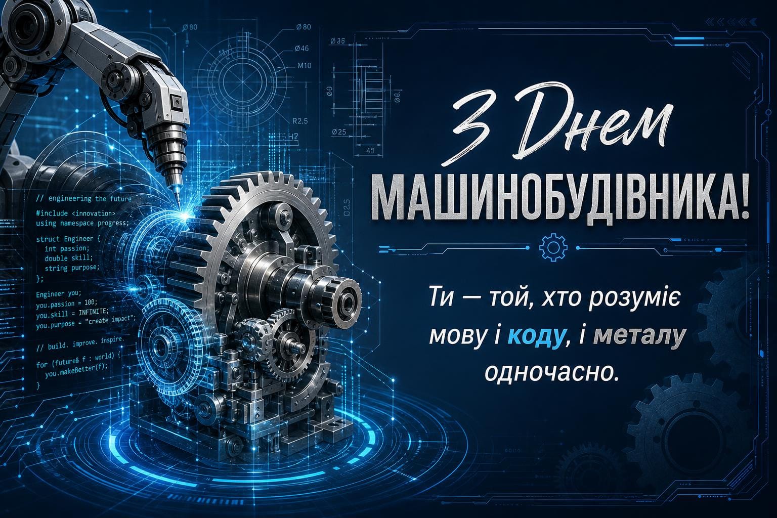 З Днем машинобудівника