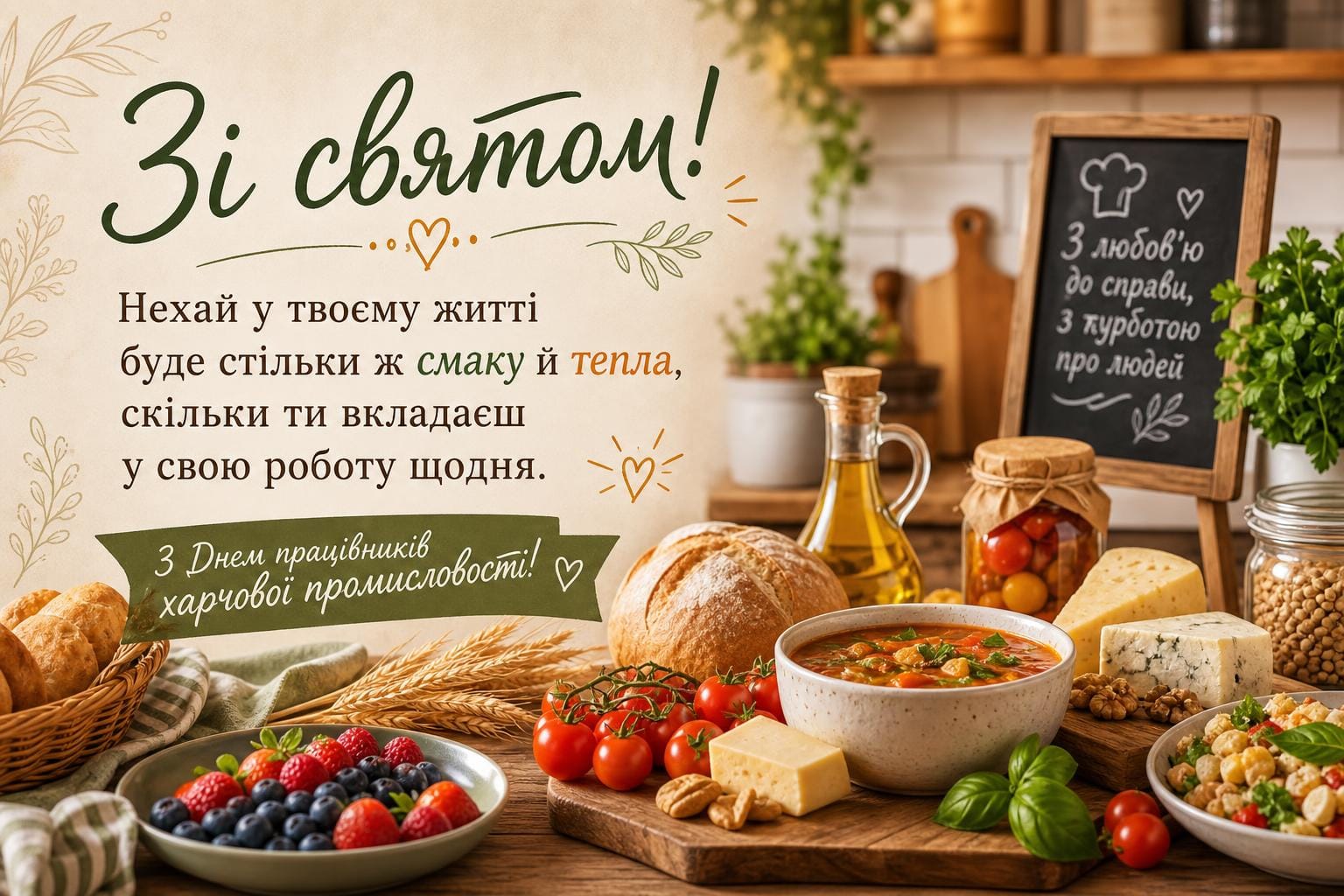 З Днем харчової промисловості
