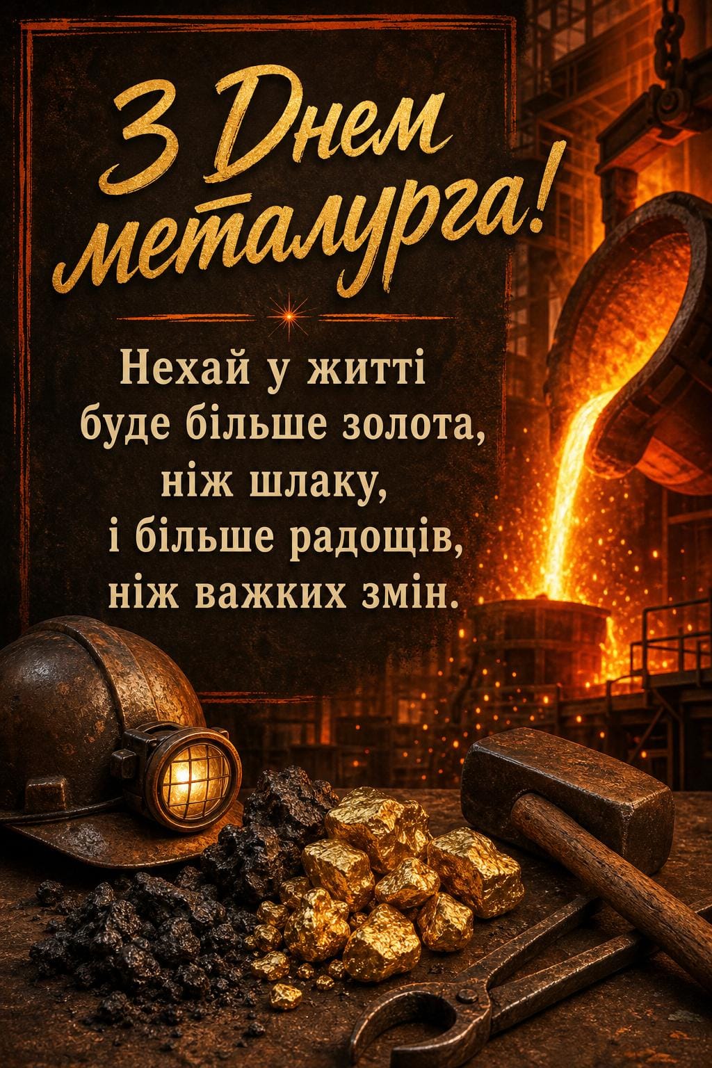 З Днем металурга та гірника