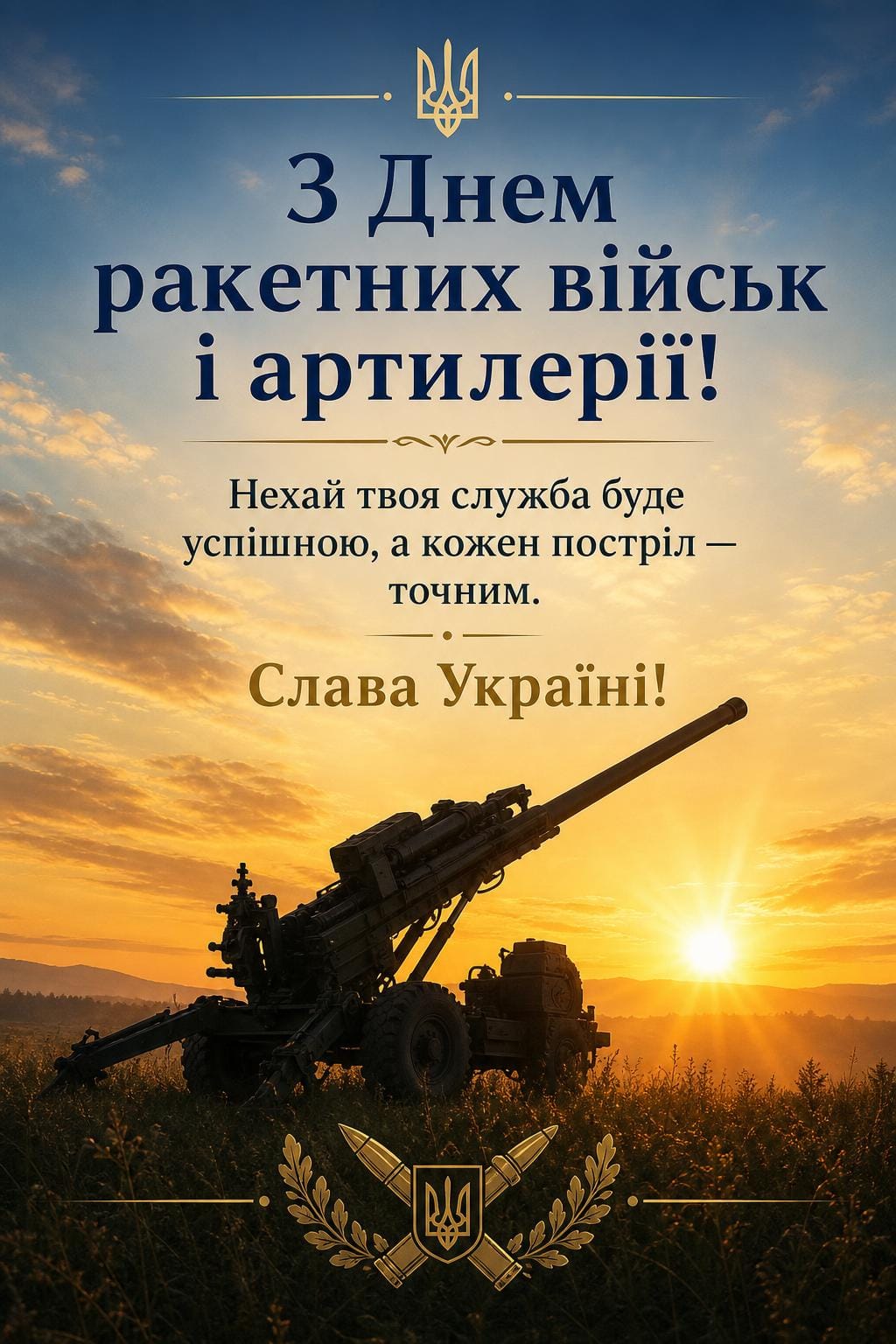 З Днем ракетних військ і артилерії