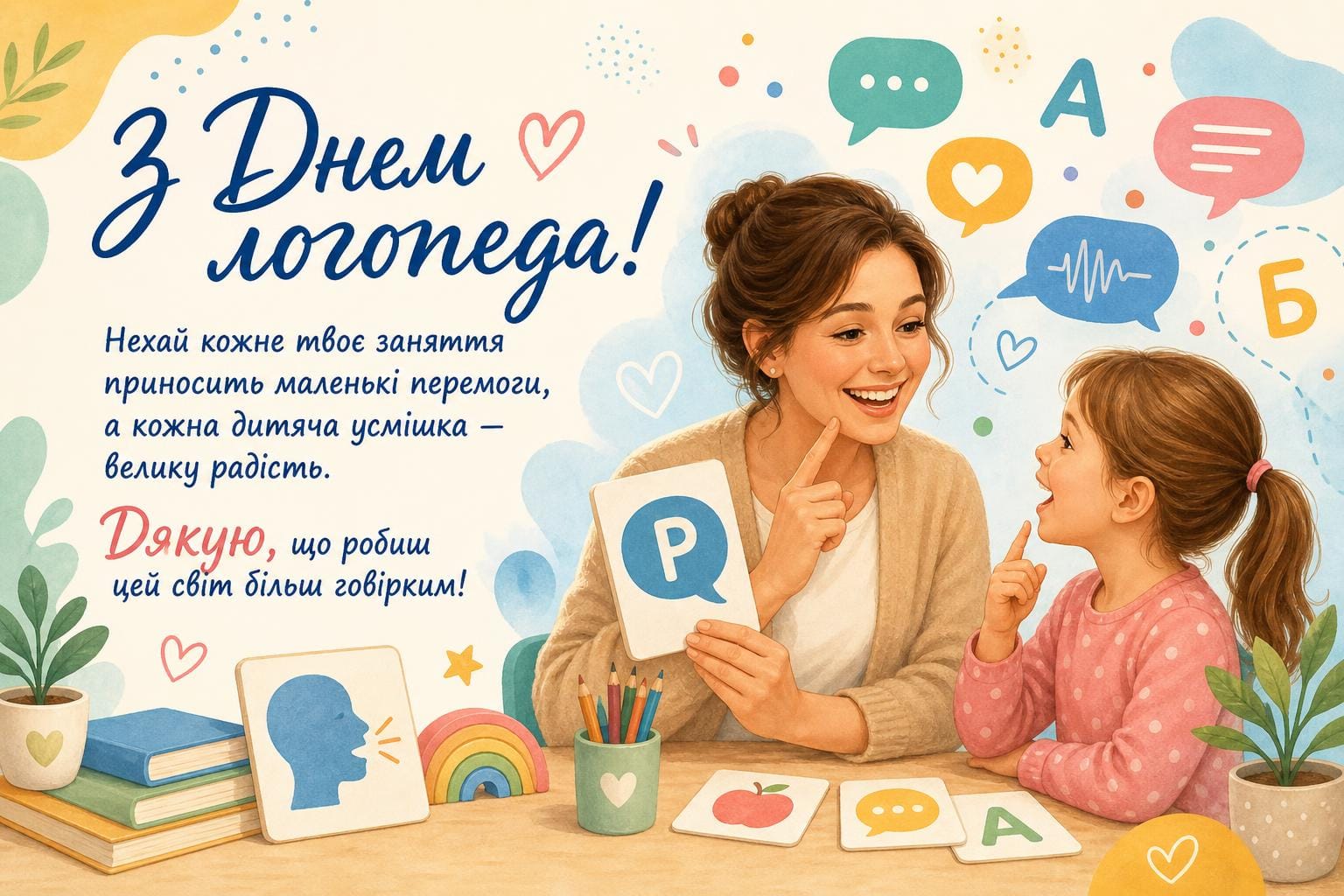 З Міжнародним днем логопеда