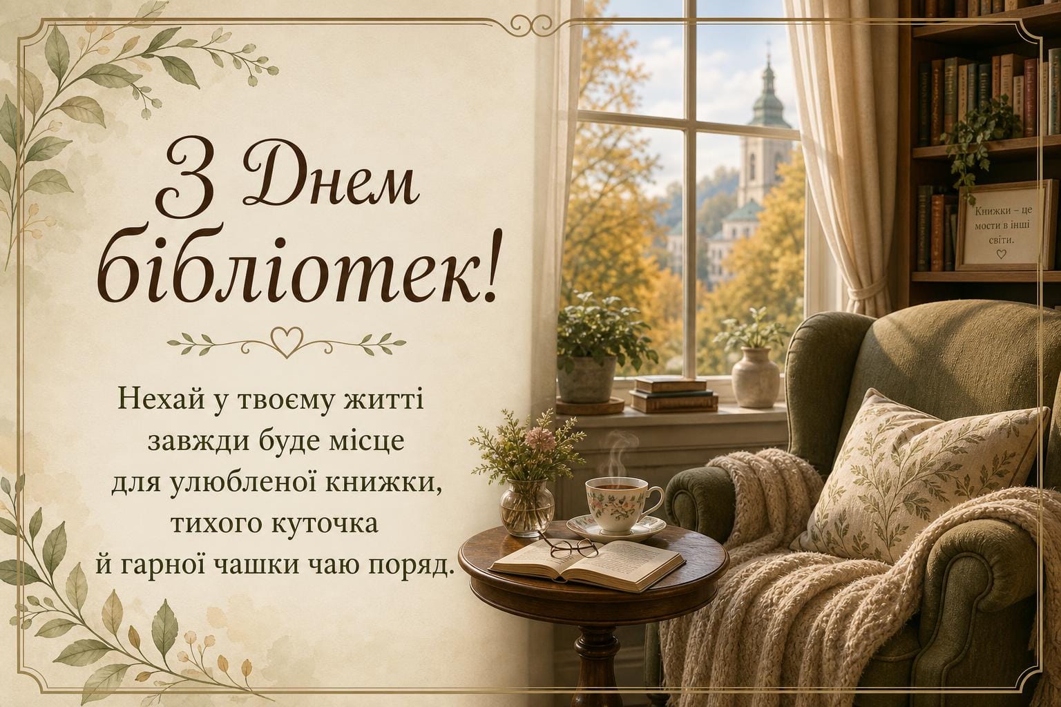 З Всеукраїнським днем бібліотек