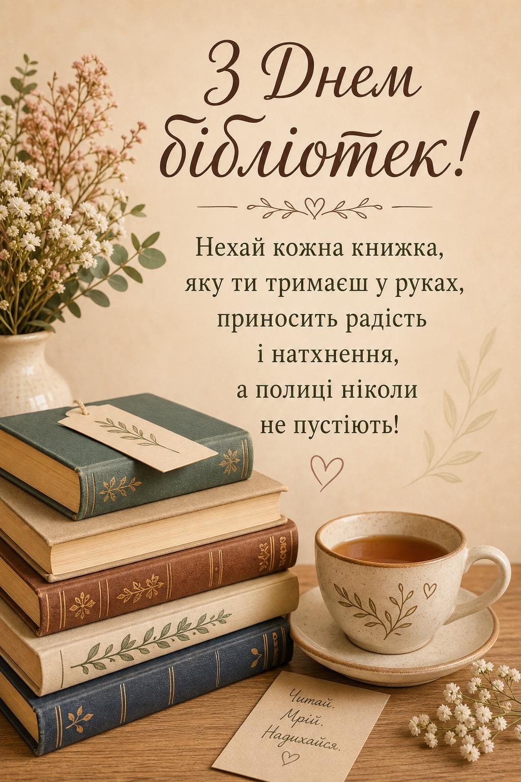 З Всеукраїнським днем бібліотек